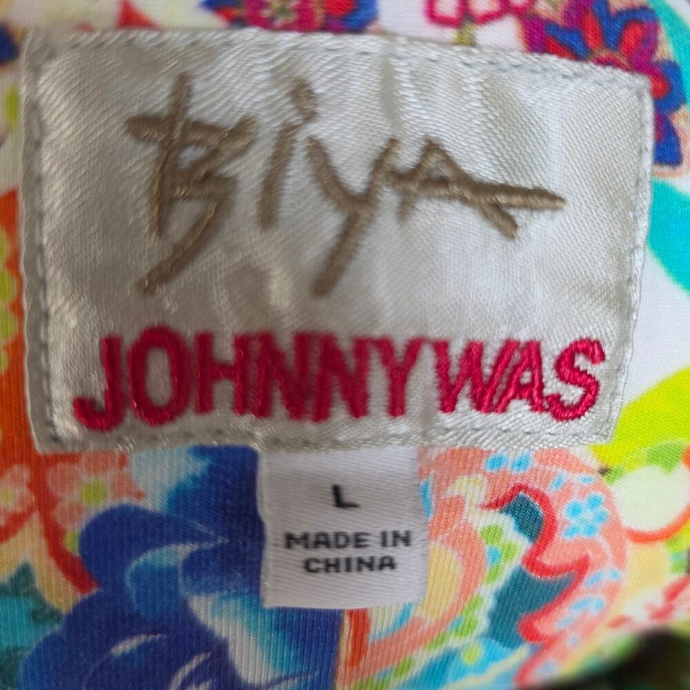 Johhny Was Biya Reversible Hoodie Jacket Floral Multi Size L - Picture 5 of 6